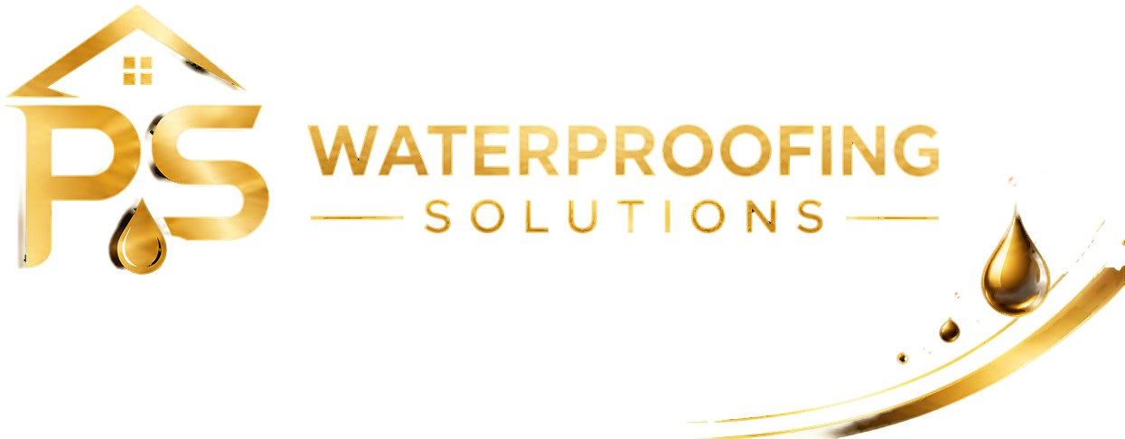 P.S. Waterproofing Solutions Gold Logo